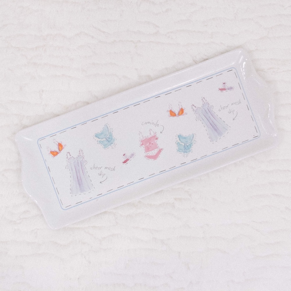 Rosanna Lingerie Drawing Ceramic Tray